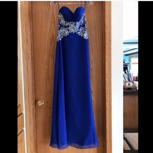 Brand New Royal blue prom dress